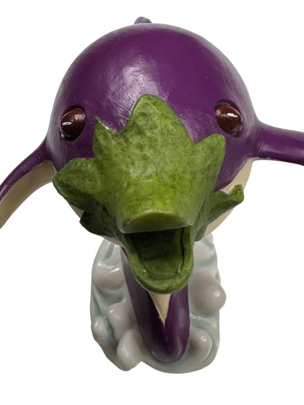 Enesco Home Grown 2007 Eggplant Purple Porpoise #4008129 Resin Retired Rare Gift - Picture 2 of 13